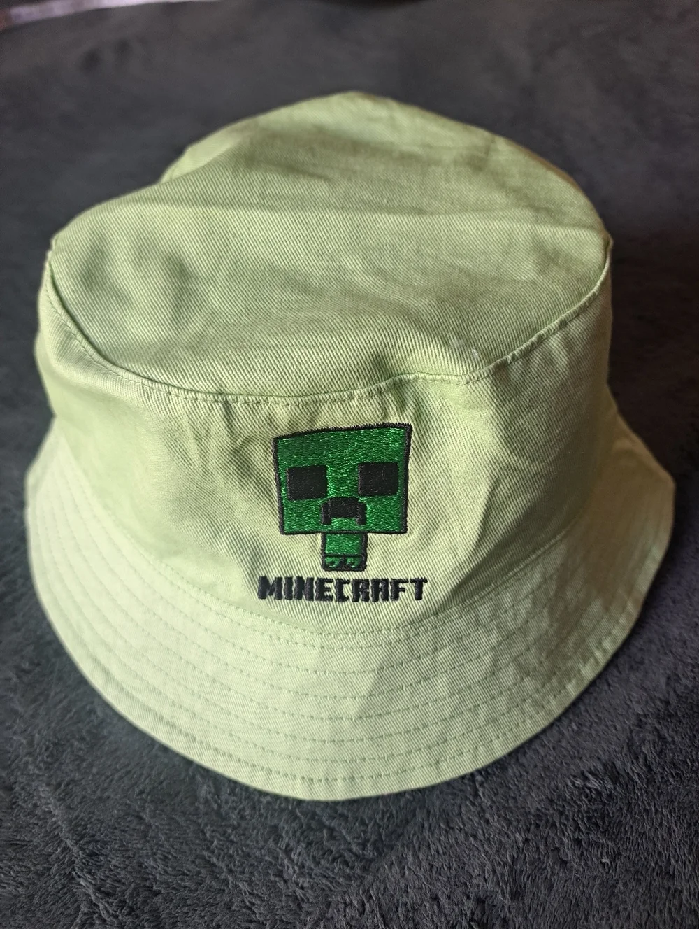 Minecraft Light Green Creeper Bucket Hat
